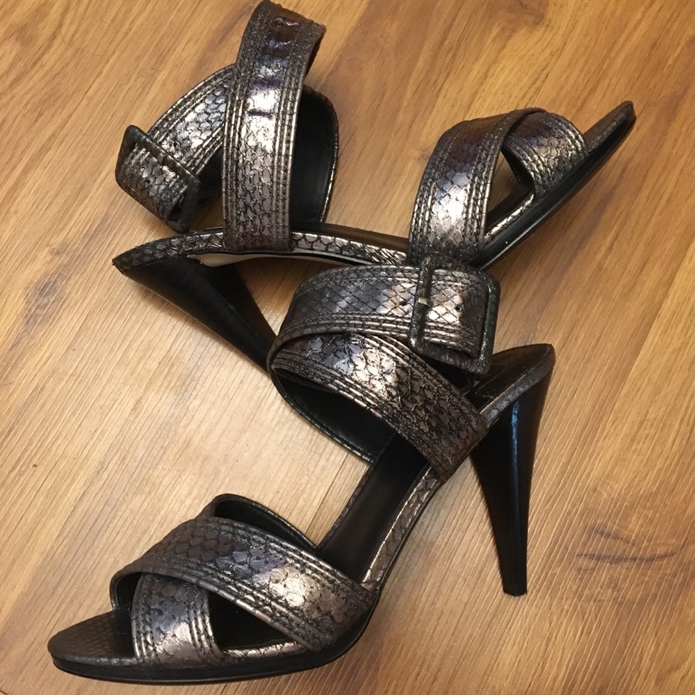 Max Studio Snakeskin Heels